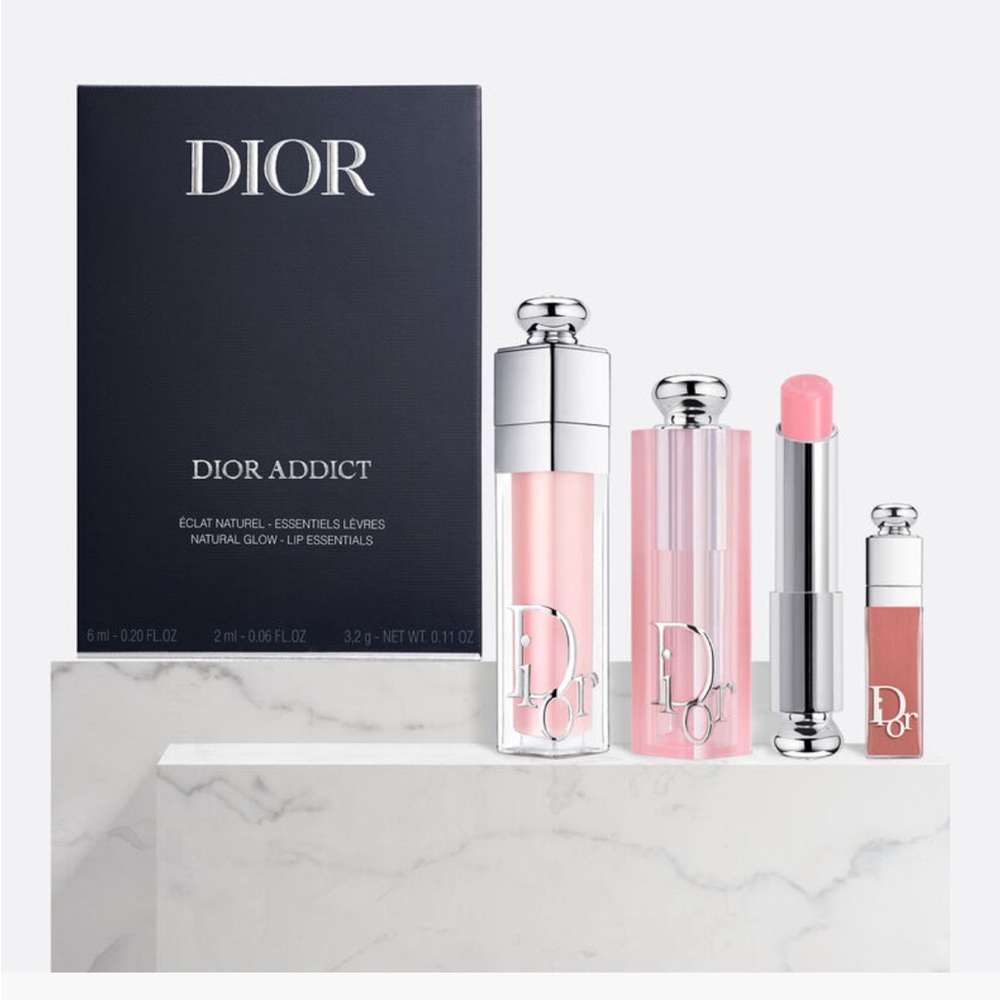Dior Addict Lip Glow Set - Pink and Brown